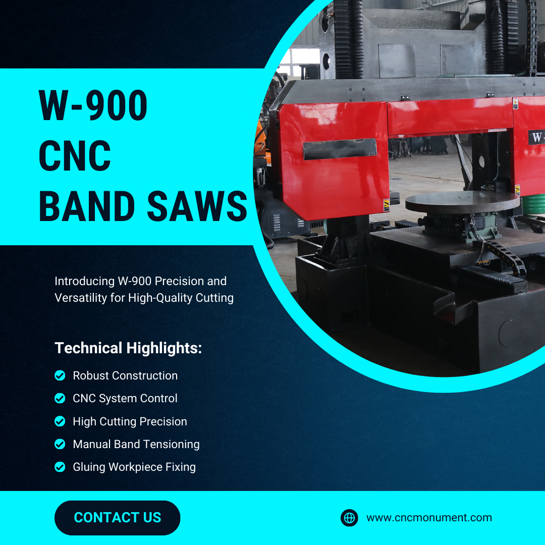 W-900 CNC Band Saw Machine: Precision and Versatility for High-Quality Cutting