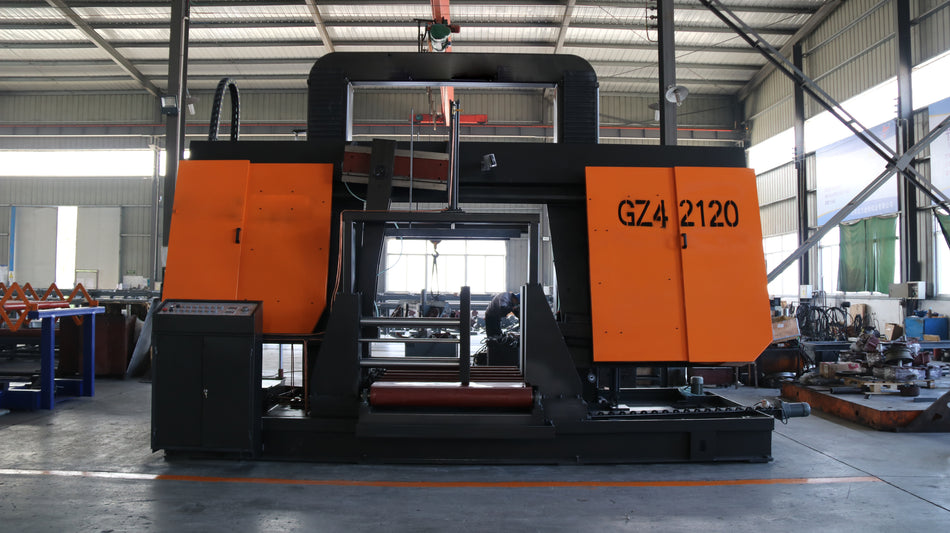 GZ42120 เครื่องเลื่อยสายพานแนวนอน Gantry